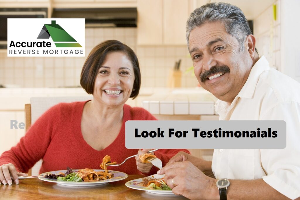 Reverse Mortgage Client Testimonials