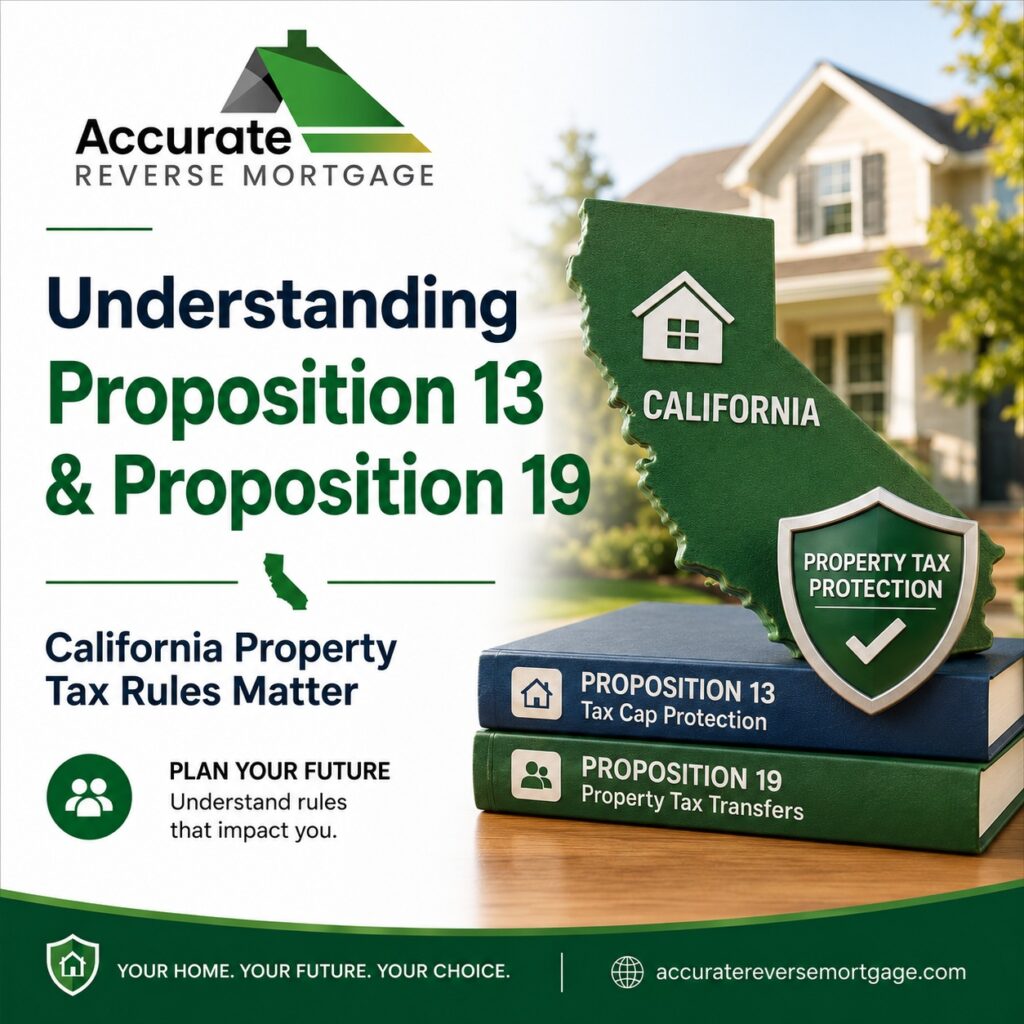 California Divorce Property Taxes Prop 13 and Reverse Mortgages