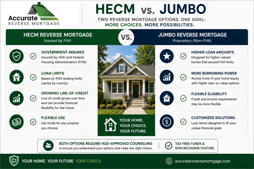 HECM vs Jumbo Reverse Mortgage in California